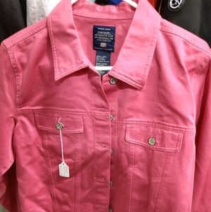 Pink jean jacket